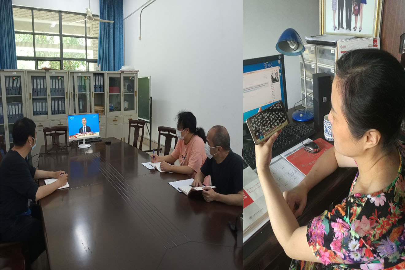 国产自拍党员师生正在收看开幕式盛况 国产自拍党员师生正在收看开幕式盛况